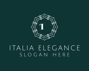 Elegant Doily Flower logo design