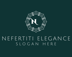 Elegant Doily Flower logo design