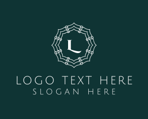 Letter - Elegant Doily Flower logo design