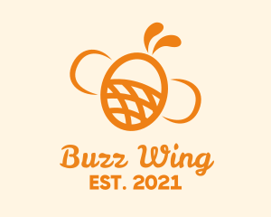 Insect - Orange Bee Insect logo design