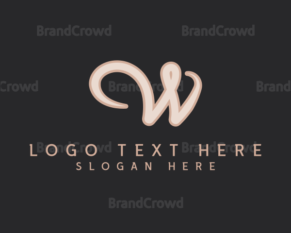 Stylish Beauty Lettermark Logo