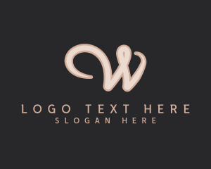 Influencer - Stylish Beauty Lettermark logo design