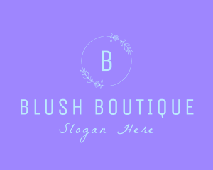 Flower Wreath Boutique logo design