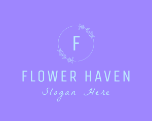 Flower Wreath Boutique logo design