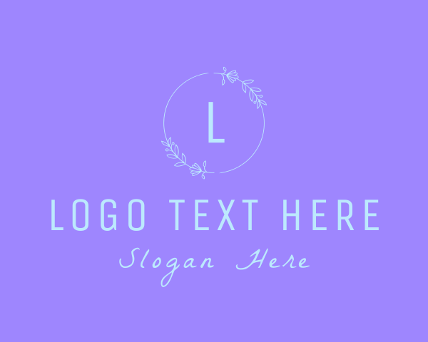 Delicate - Flower Wreath Boutique logo design