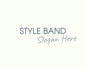 Simple Style Fashion logo design