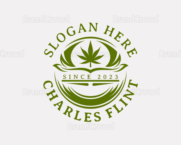 Organic Marijuana Weed Logo