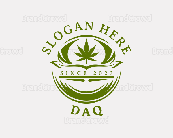 Organic Marijuana Weed Logo