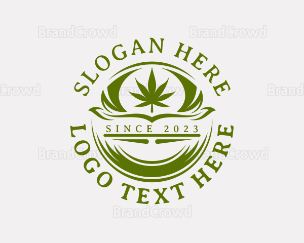 Organic Marijuana Weed Logo