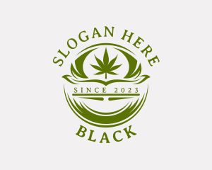 Organic Marijuana Weed Logo