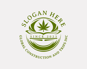 Organic Marijuana Weed Logo