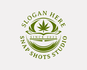 Organic Marijuana Weed Logo