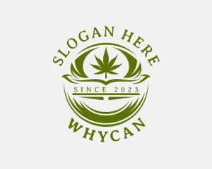 Organic Marijuana Weed Logo