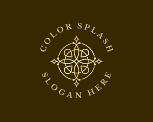 Luxury Metallic Ornament logo design