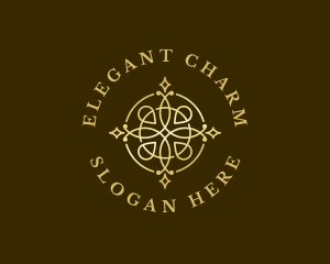 Luxury Metallic Ornament logo design