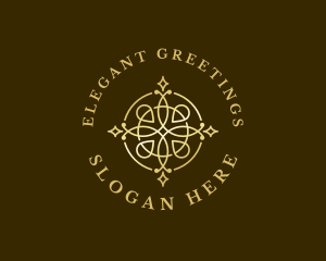 Luxury Metallic Ornament logo design