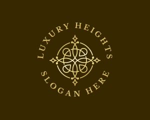 Luxury Metallic Ornament logo design