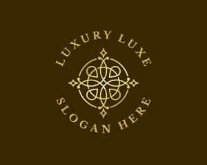 Luxury Metallic Ornament logo design