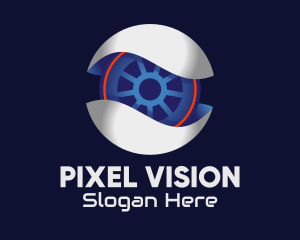 Visual - 3D Surveillance Camera logo design