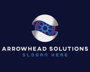 3D Surveillance Camera logo design