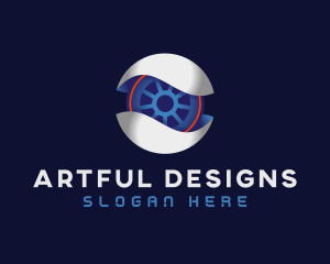 3D Surveillance Camera logo design