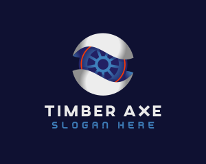 3D Surveillance Camera logo design