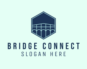 Bridge - Urban Bridge Infrastructure logo design