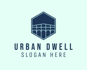 Urban Bridge Infrastructure logo design