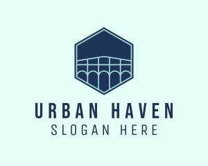 Urban Bridge Infrastructure logo design