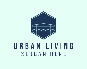 Urban Bridge Infrastructure logo design