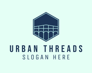 Urban Bridge Infrastructure logo design