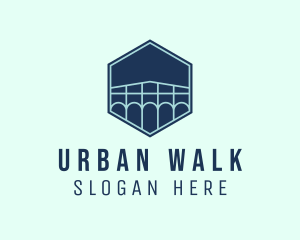 Urban Bridge Infrastructure logo design