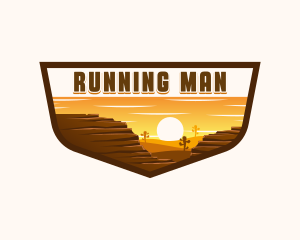 Desert Canyon Sunset Logo