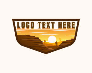 Desert Canyon Sunset Logo