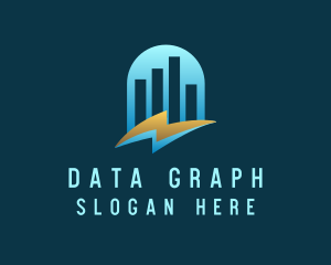 Charts - Voltage Energy Graph logo design