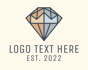 Glam - Diamond Crown Jewelry logo design