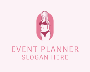 Bikini Woman Fashion Logo