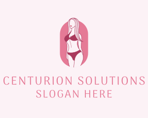 Bikini Woman Fashion logo design