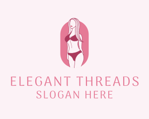 Bikini Woman Fashion logo design