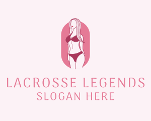 Bikini Woman Fashion logo design