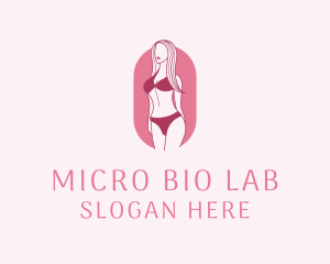 Bikini Woman Fashion logo design