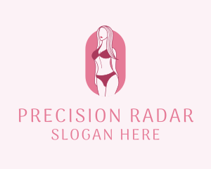 Bikini Woman Fashion logo design