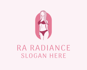 Bikini Woman Fashion logo design