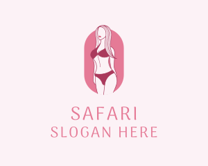 Adult - Bikini Woman Fashion logo design