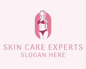 Bikini Woman Fashion logo design