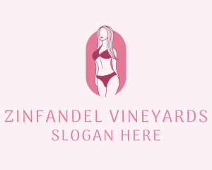 Bikini Woman Fashion logo design