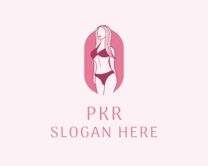 Bikini Woman Fashion logo design