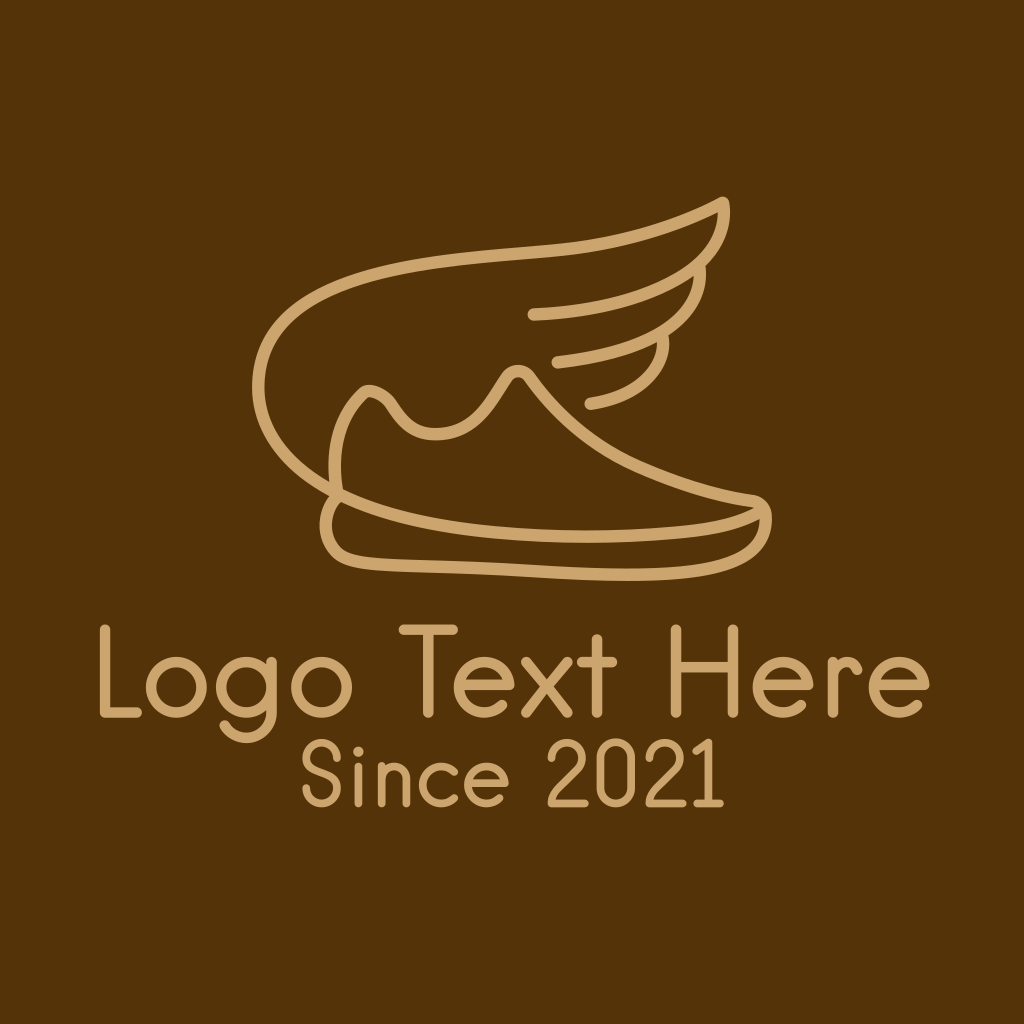 Brown Wing Shoe Logo | BrandCrowd Logo Maker | BrandCrowd | BrandCrowd