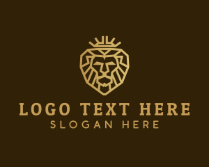Deluxe King Lion logo design