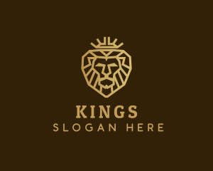 Deluxe King Lion logo design